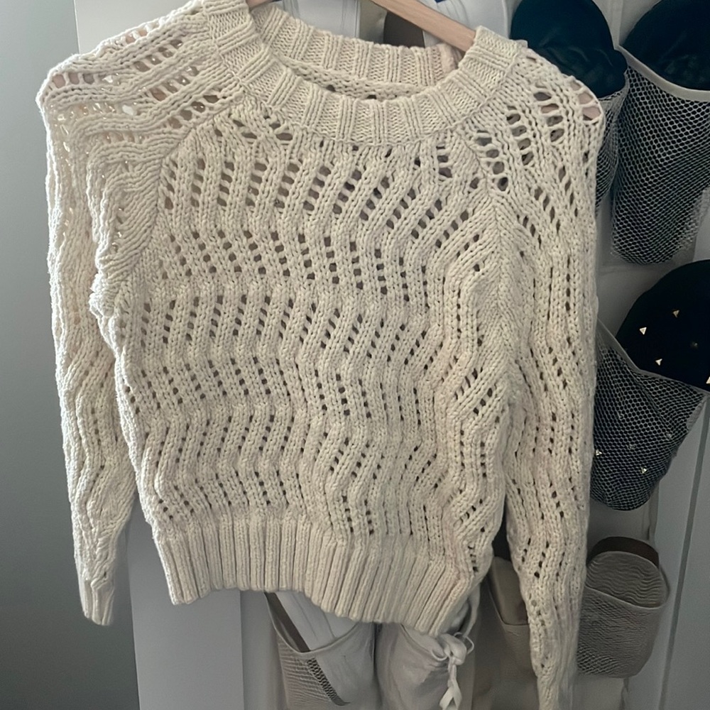 Cream sweater